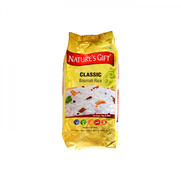 NATURE'S GIFT CLASSIC BASMATI RICE 1 KG